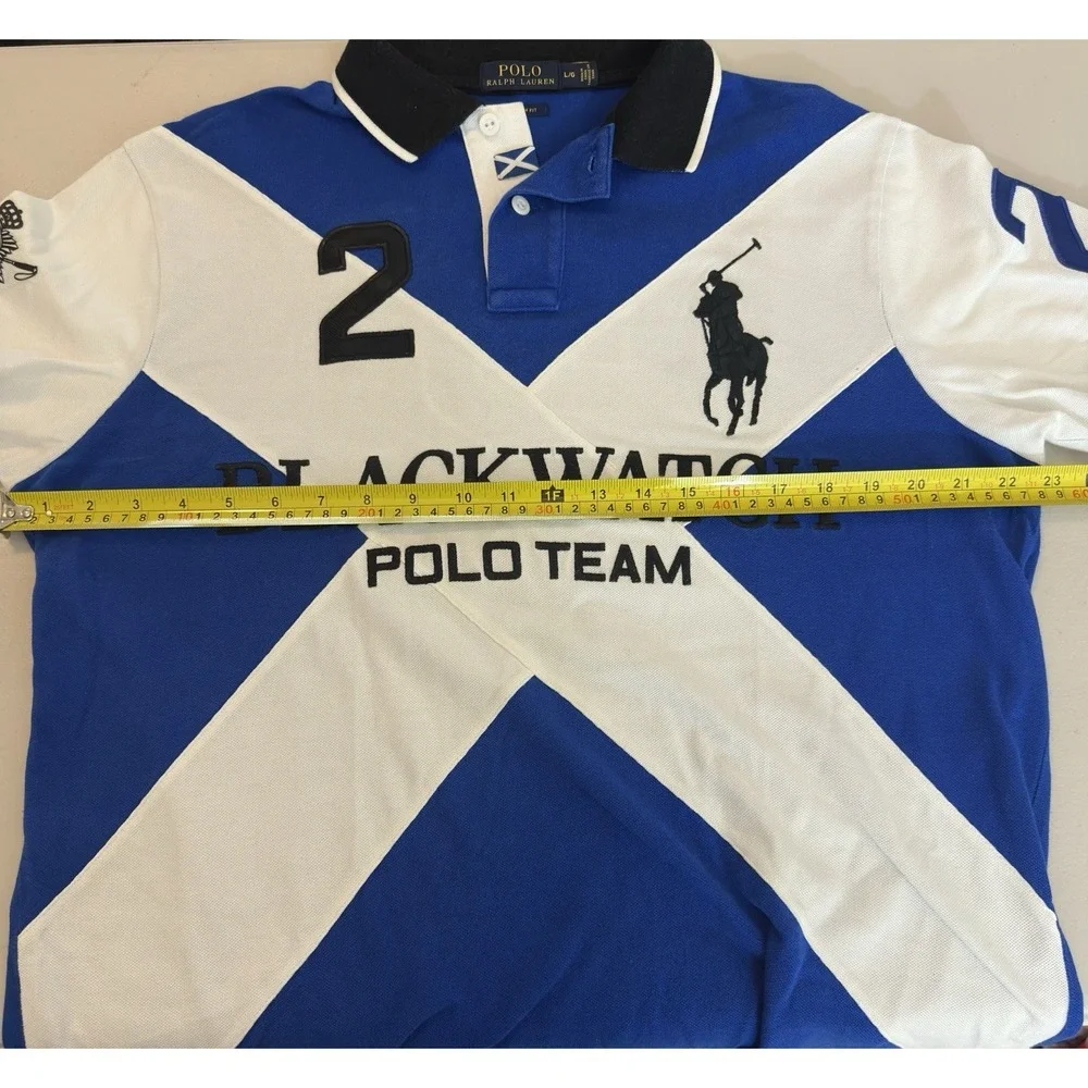 Polo Ralph Lauren Blackwatch Blue And White Large